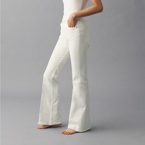 H&M Women's White Flared Jeans